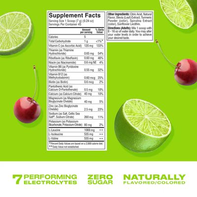 Hydration Mix sportdryckspulver Cherry Lime 45 portioner